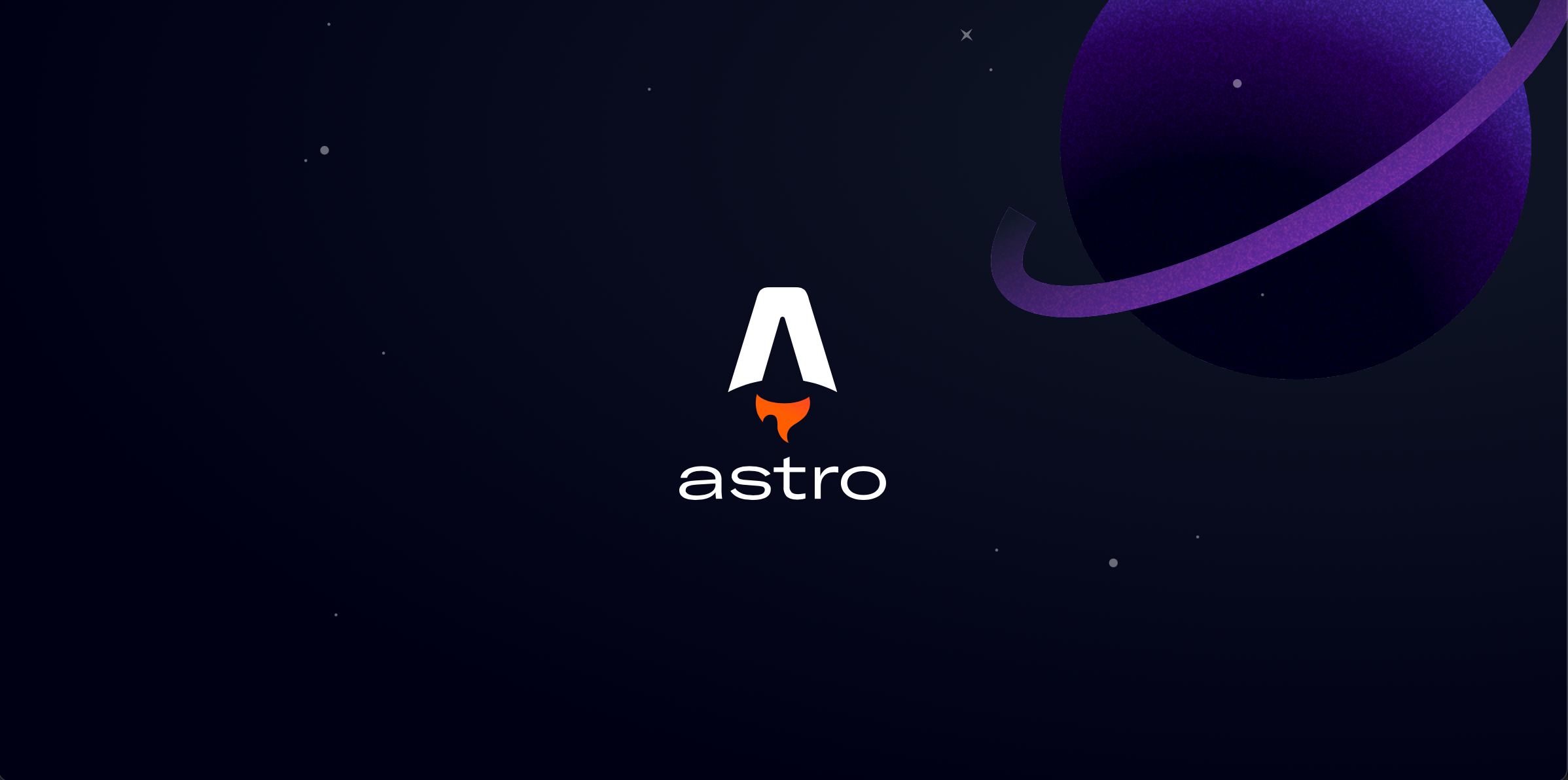 Logo of the Astro website framework.