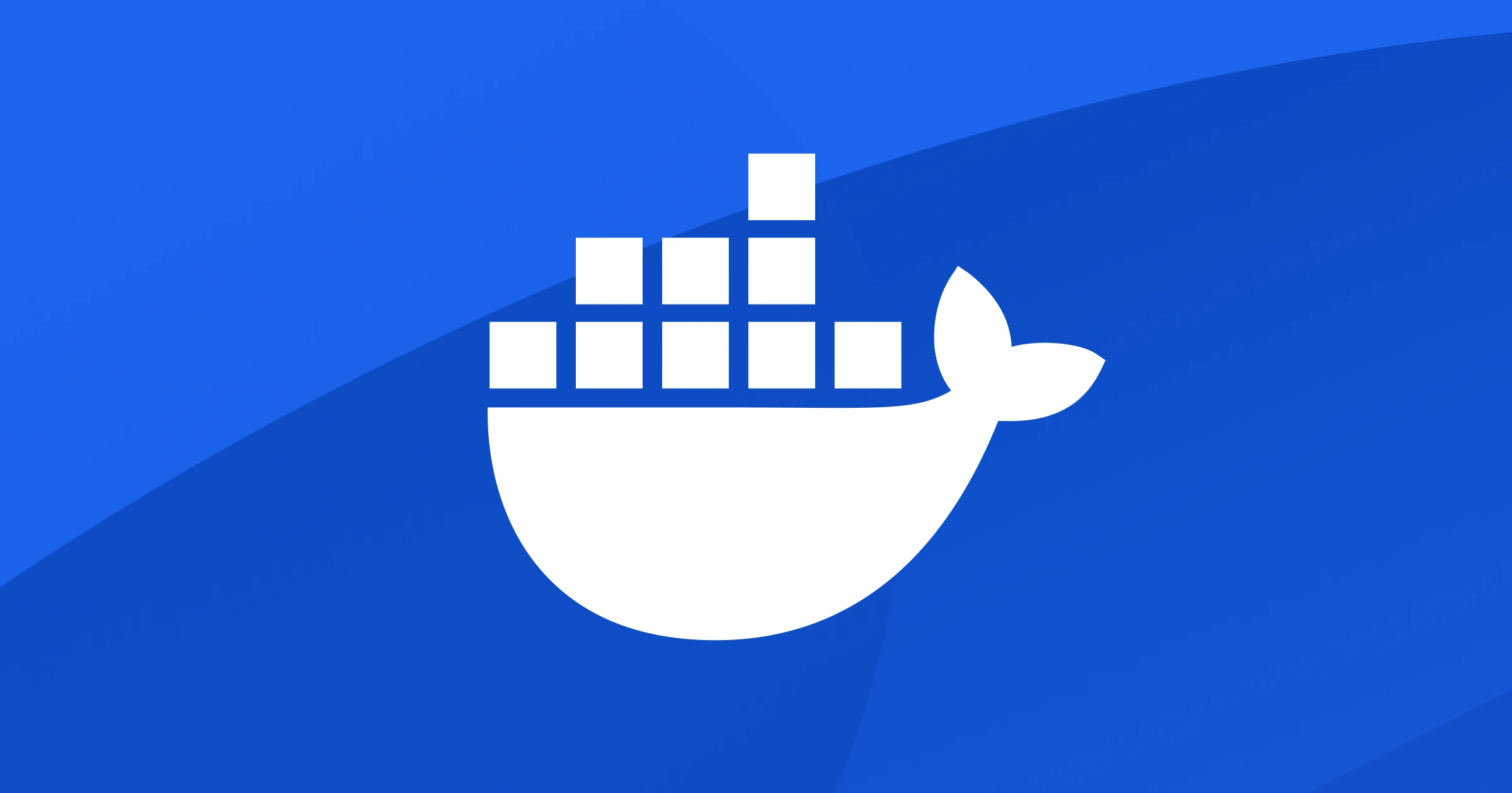 Docker logo.
