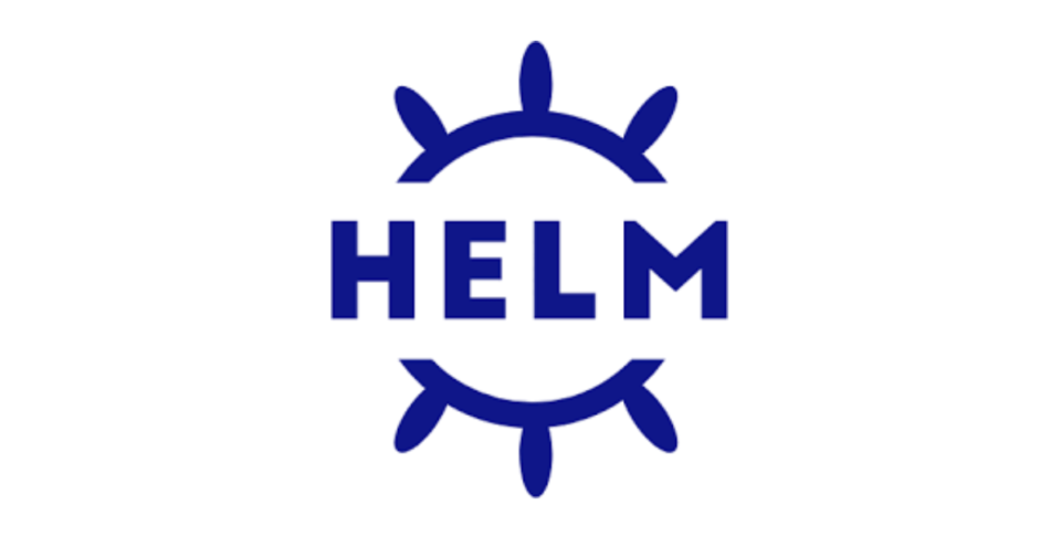 The logo of the Kubernetes package manager Helm.