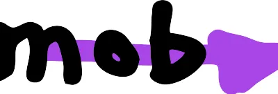 The mob.sh pair and mob programming tool's logo.