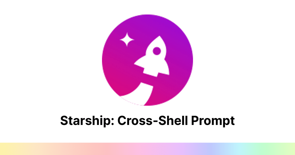 The Starship prompt configuration tool logo.