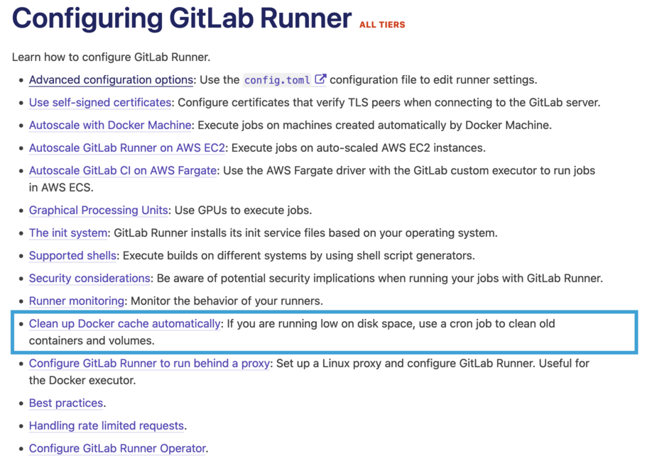 GitLab CI/CD runner cleanup with prebuild scripts friedrichkurz.me